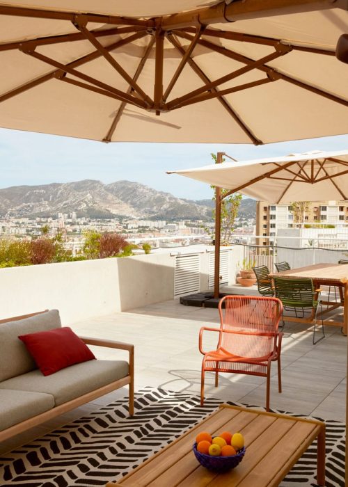 LACEDEMONE---44 architecte d'intérieur, décoratrice d'intérieur, Marseille, Aix en Provence, plan, agencement, aménagement, terrasse, rooftop, fauteuil, jardin, salon de jardin